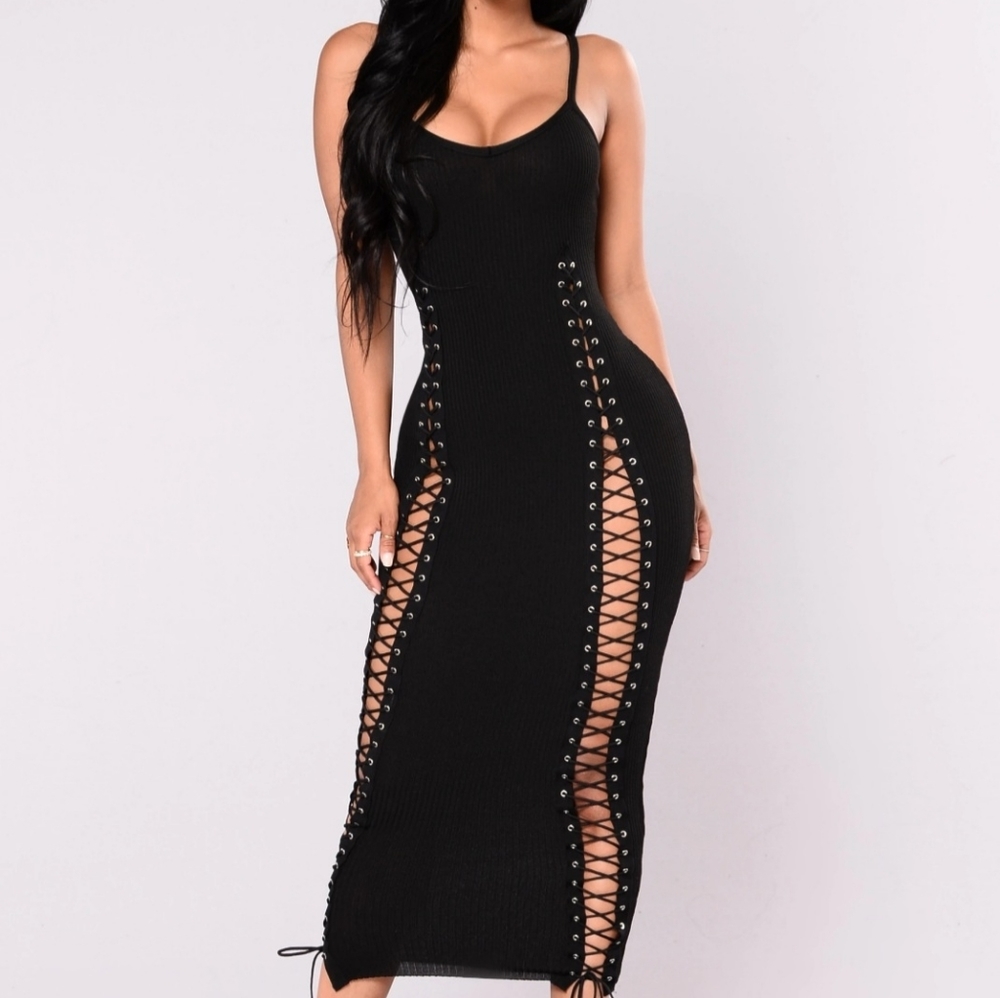 Temperance Knit Dress - Black